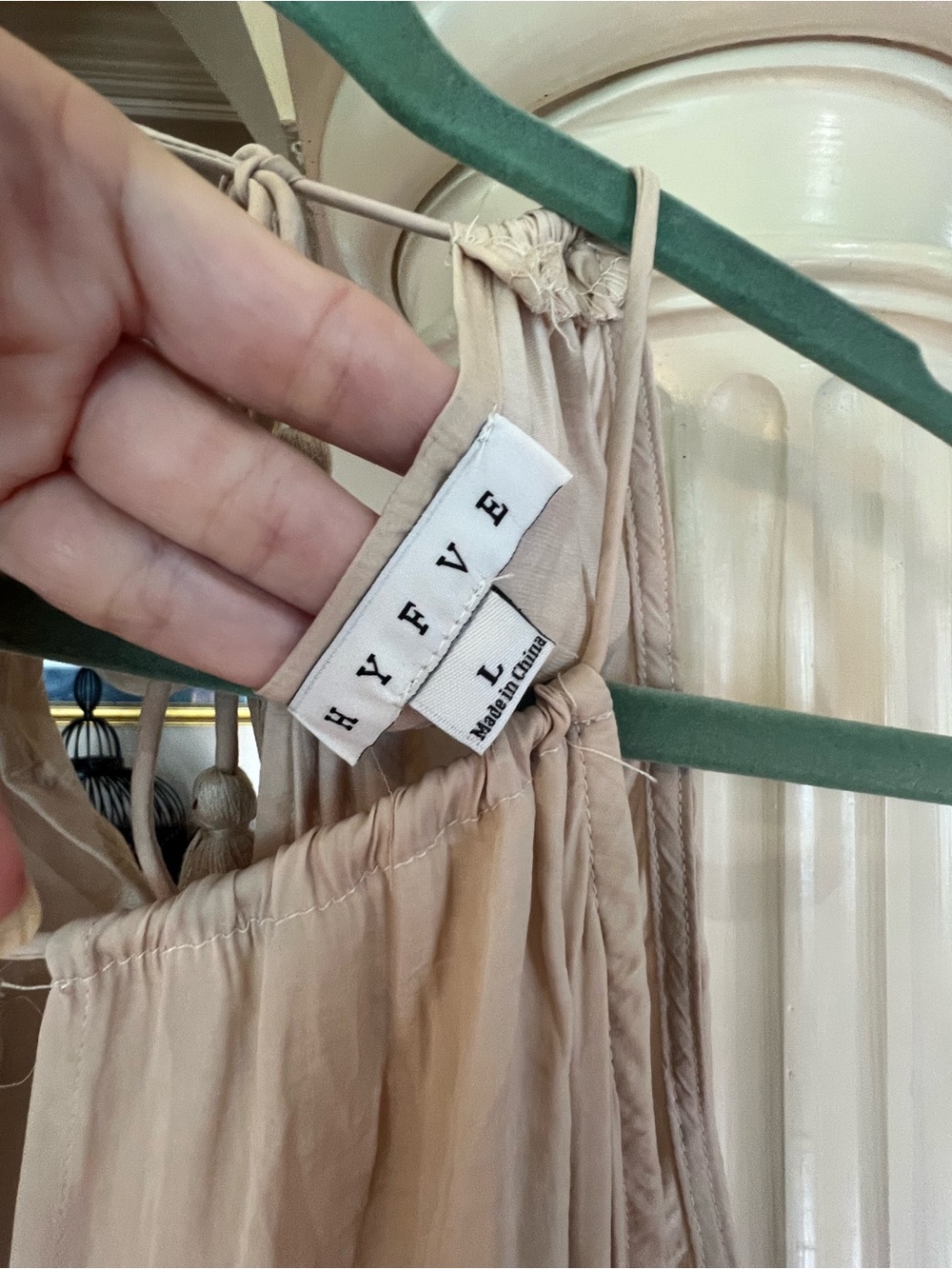 HYFVE Beige Cutout Spaghetti-Strap Maxi Dress - Picture 5 of 7